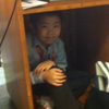 Perry Chen taking a break at Comic-Con